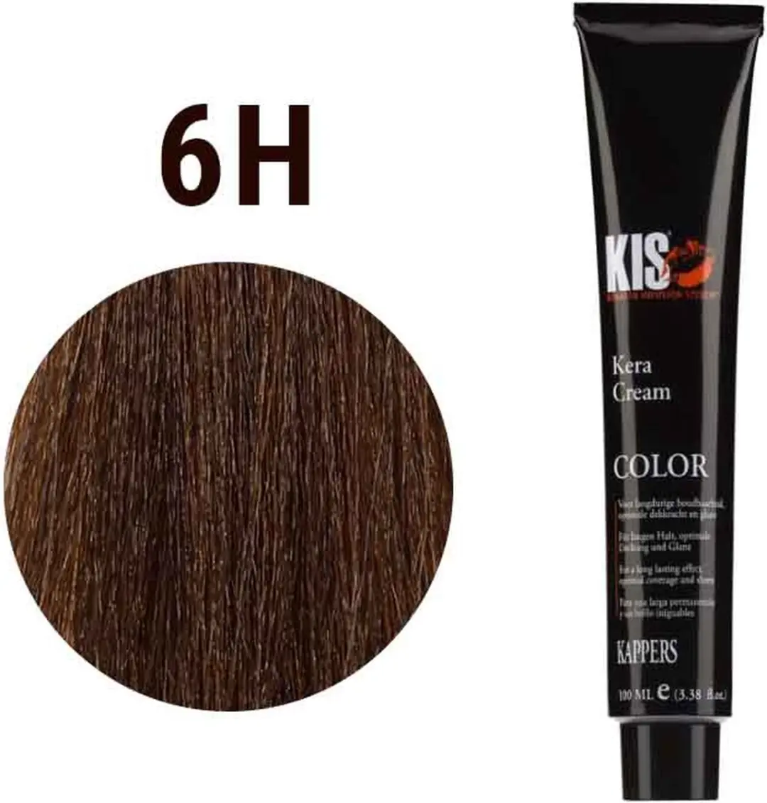 KIS Haarverf 6H Donker Hazelnoot - 100ml