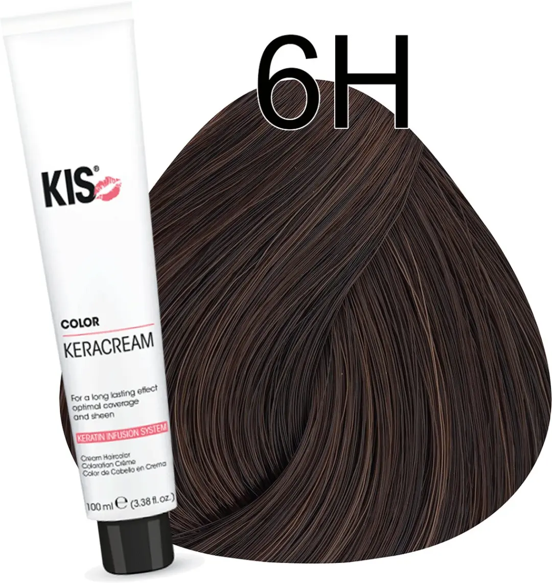 KIS Haarverf 6H Donker Hazelnoot - 100ml