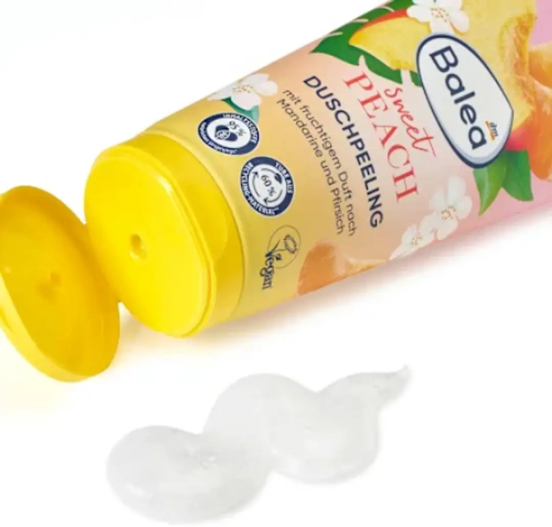 Balea Lichaamsscrub Sweet Peach 200ml - Perzik/Mandarijn