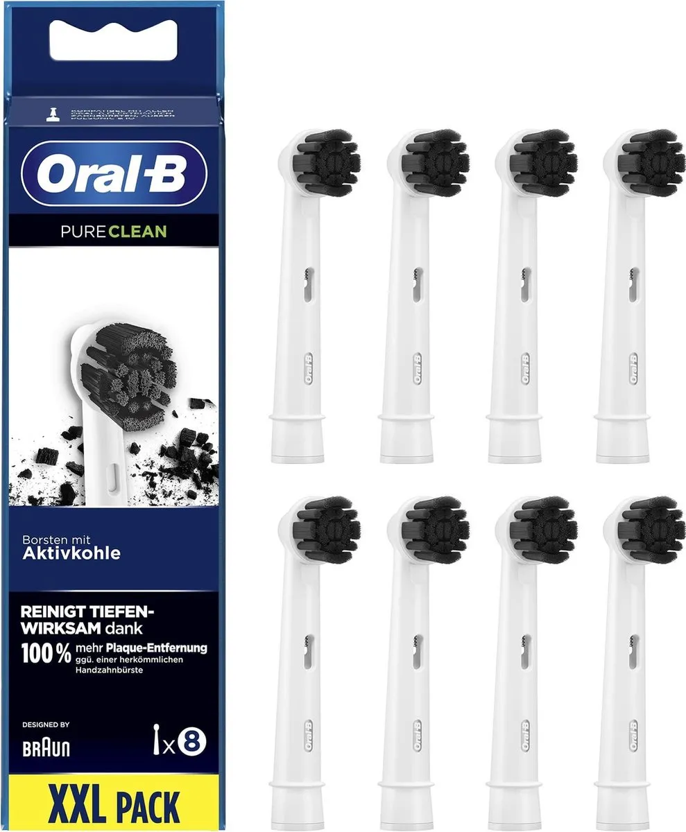 Oral-B Pure Clean Opzetborstels - 8 Stuks - afbeelding 6 van 6
