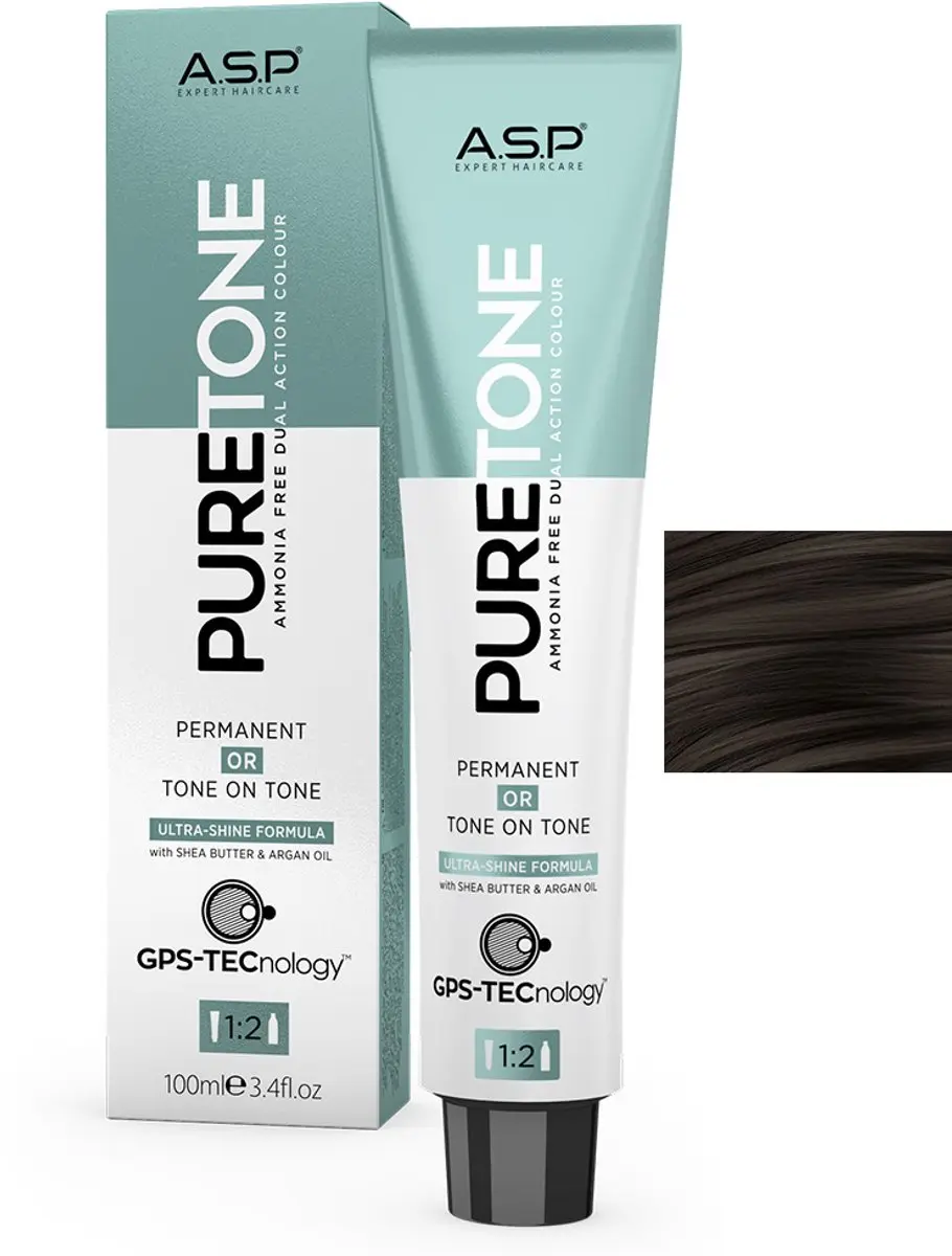 Affinage ASP PureTone Permanent Haarverf Dark Bitter Chocolate 100ml