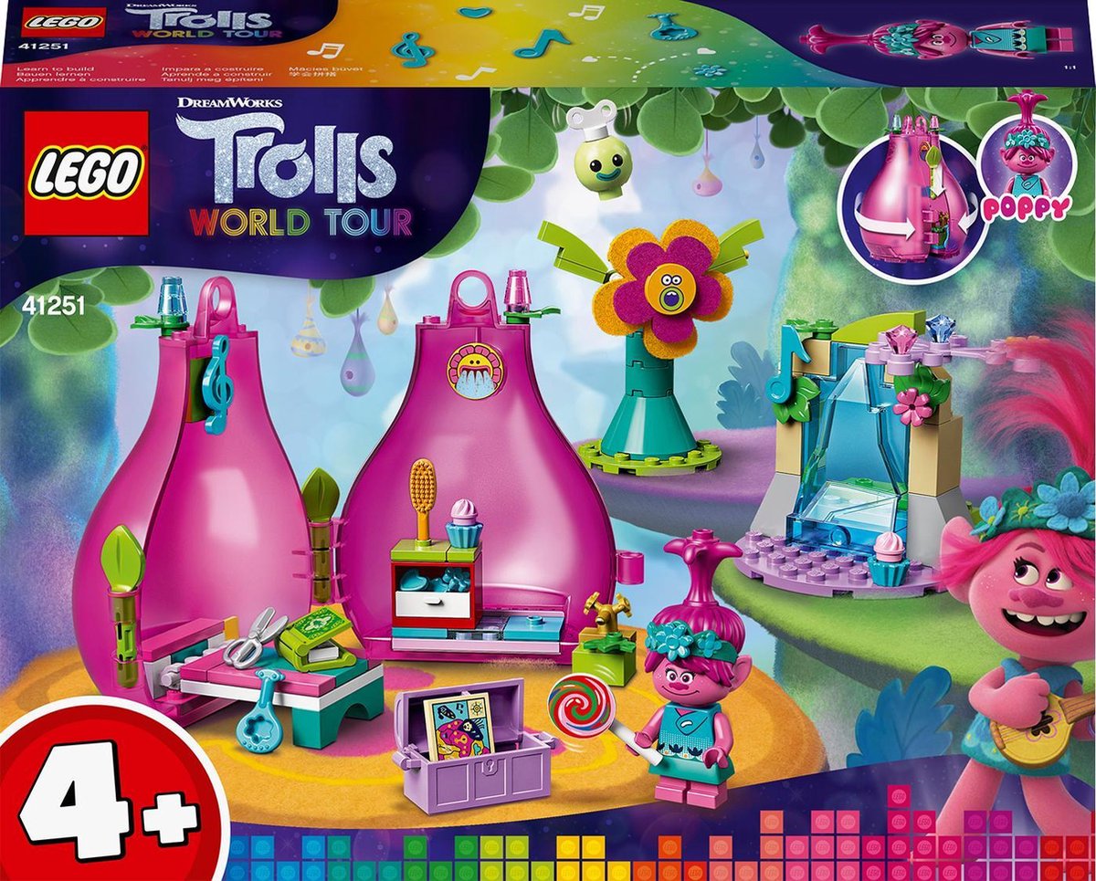 LEGO Trolls 4+ Poppy's Huisje - 41251