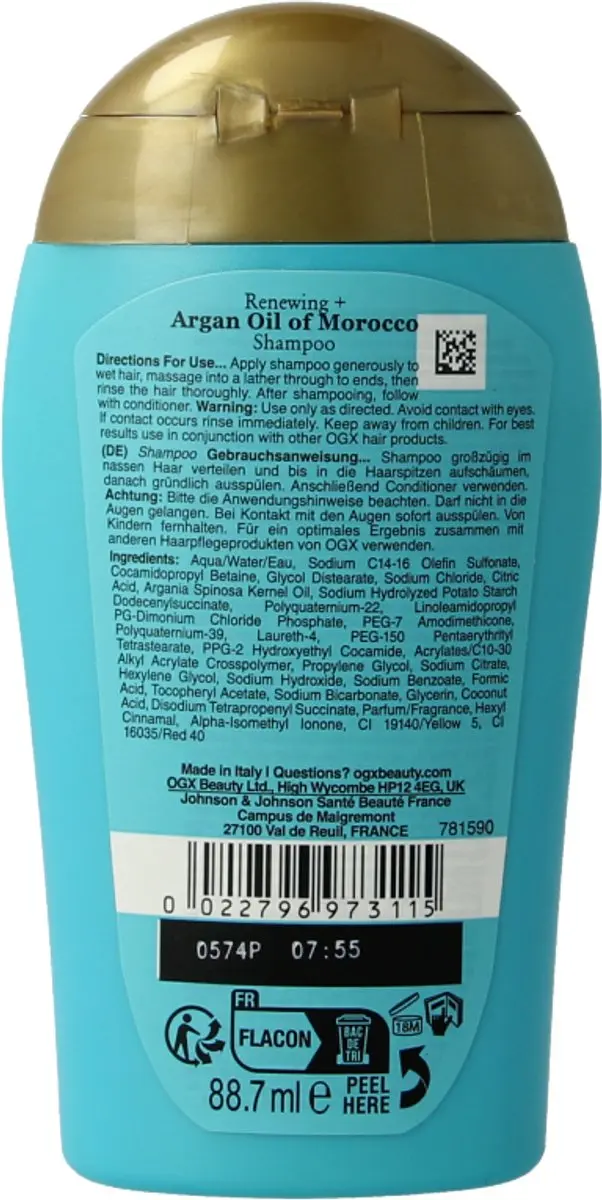 OGX Moroccan Argan Oil Shampoo 88ml
