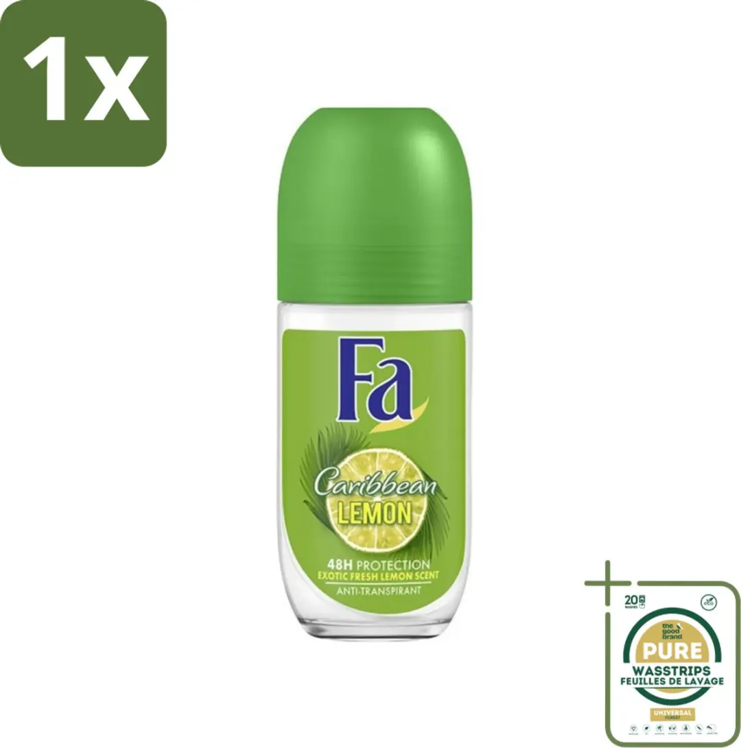 Fa Deodorant Roller Caribbean Lemon 50ml