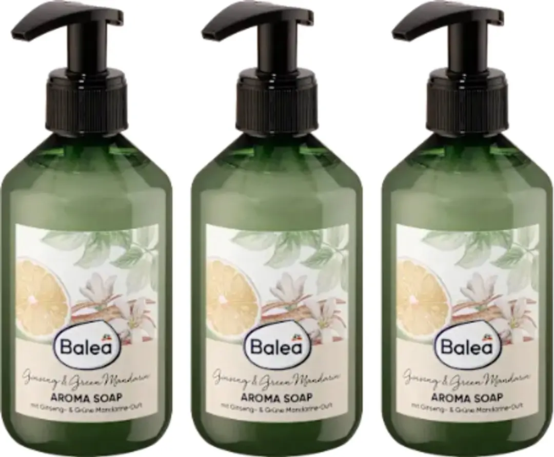 Balea Vloeibare Handzeep Ginseng & Mandarijn 3x300ml