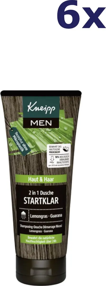 Kneipp Men Douchegel Lemongrass Guarana 200ml