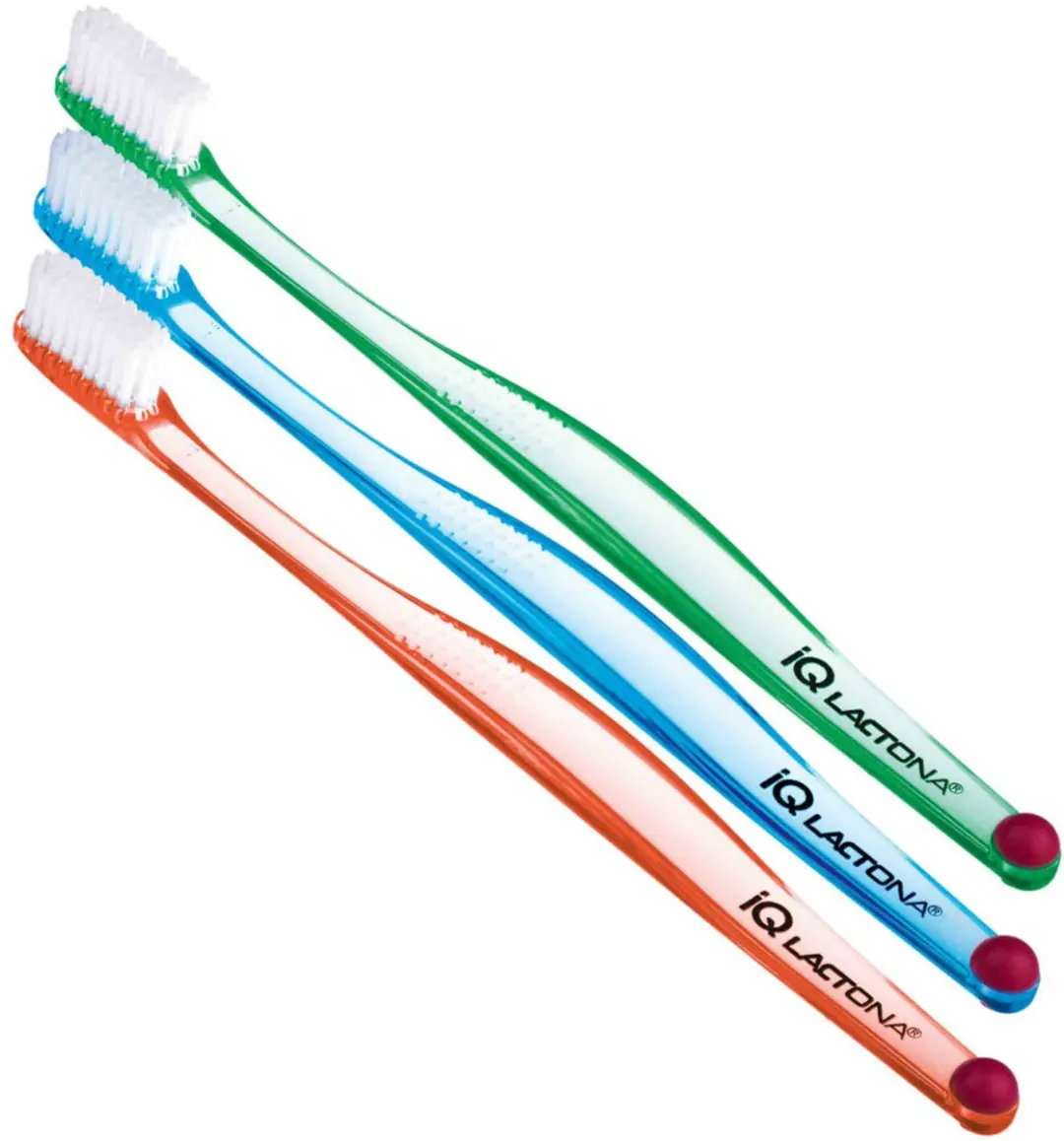 Lactona Tandenborstel IQ Extra Soft - 6 Stuks Rood/Blauw/Groen