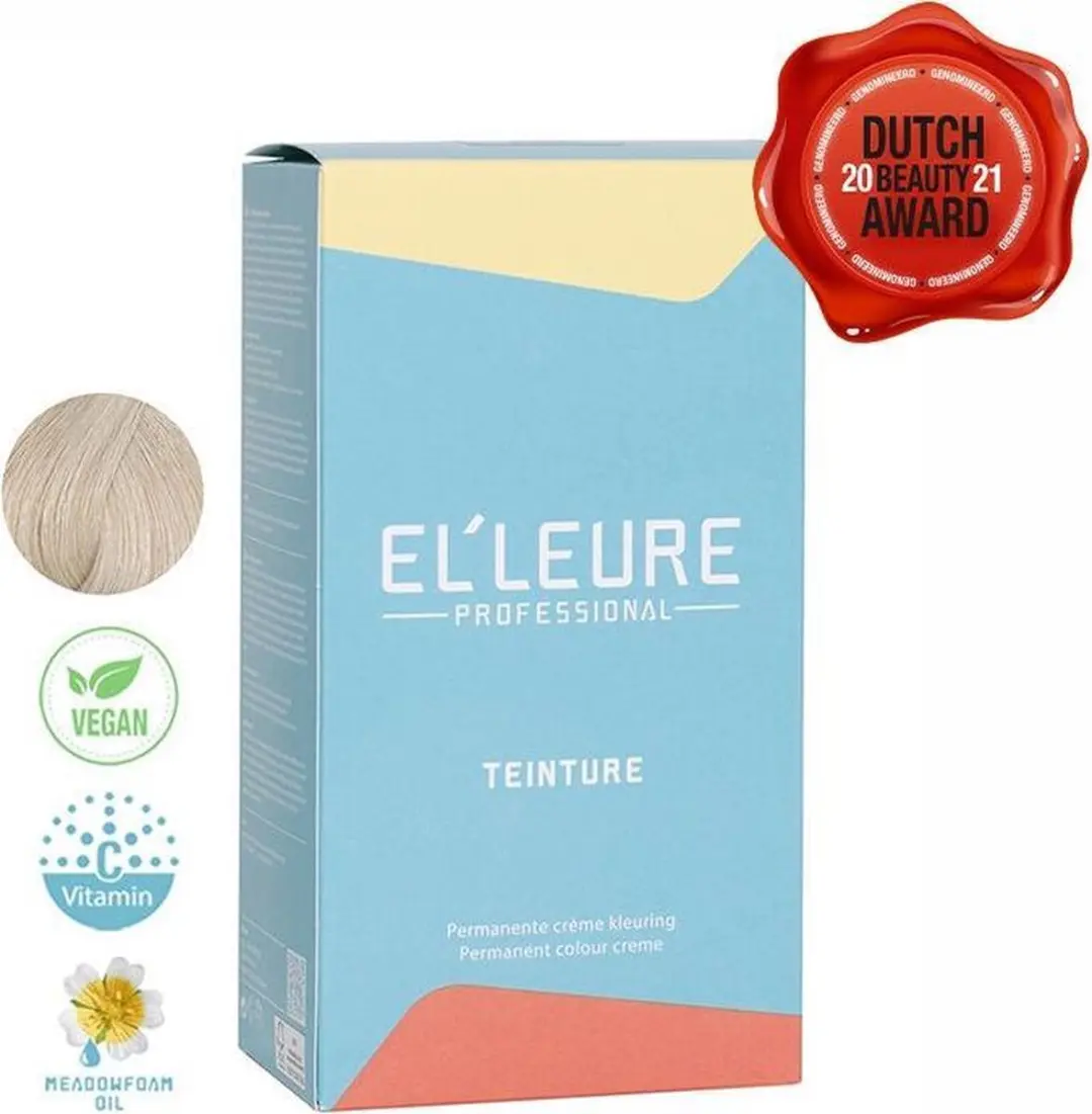 Elleure Haarverf Teinture Single Use 100.17 - Platinum Blond - Permanent