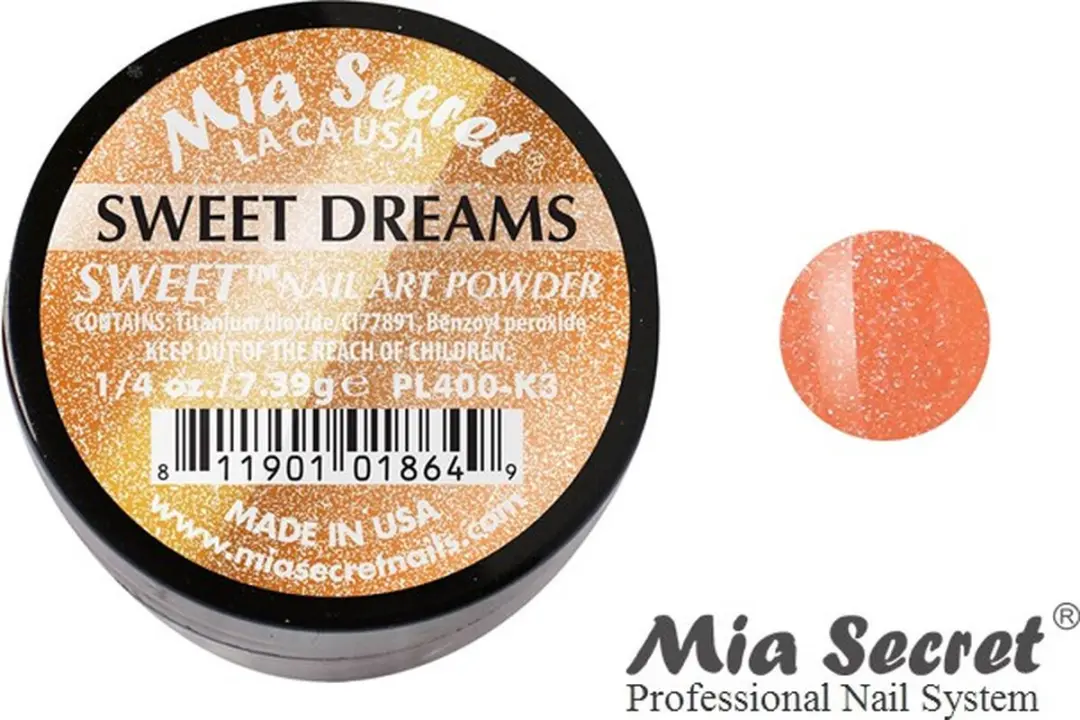 Mia Secret Sweet Acrylpoeder Oranje 7.5ml