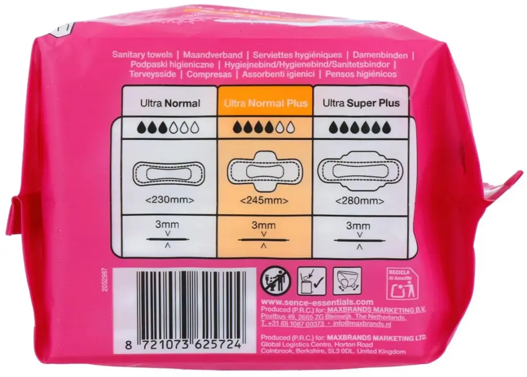 Sence Maandverband Ultra Normal Plus