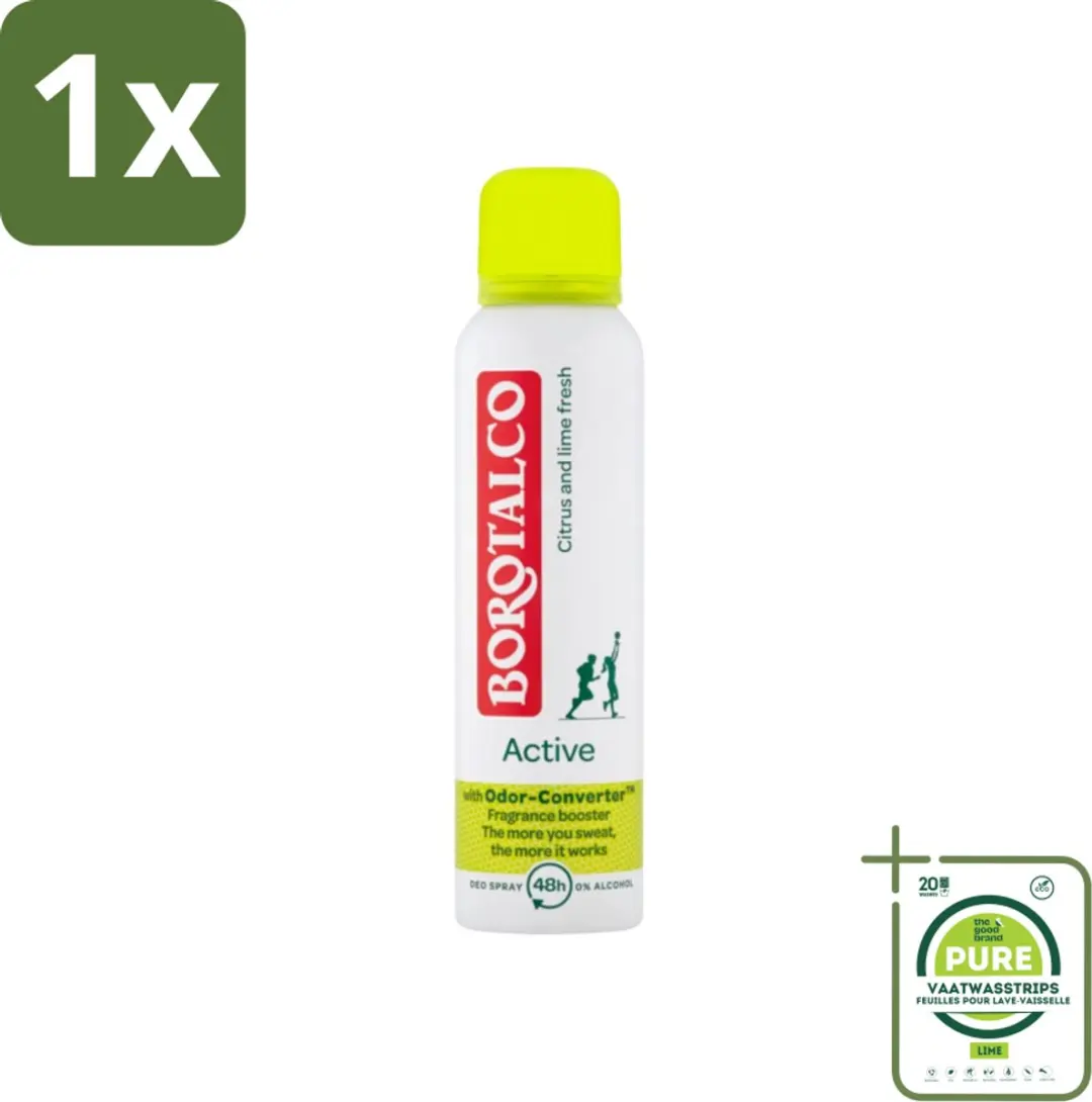 Borotalco Deodorant Spray Active Citrus & Lime Fresh 150ml
