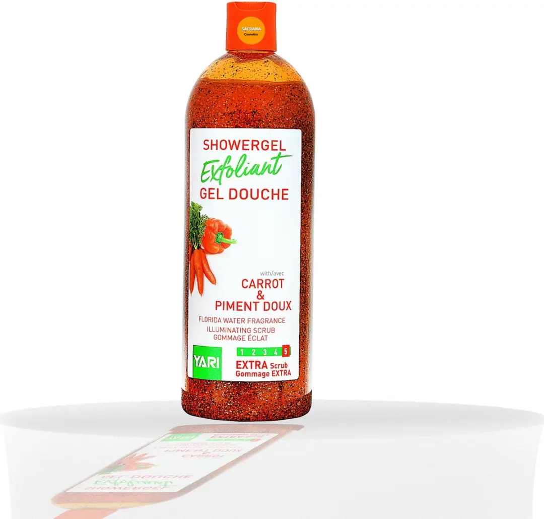 Yari Exfoliant Douchegel Wortel & Zoete Peper 1000ml