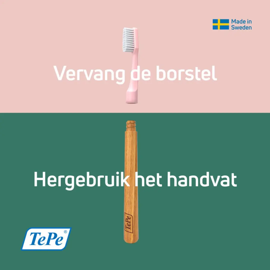 TePe Choice Soft Tandenborstel Roze - 9 Stuks