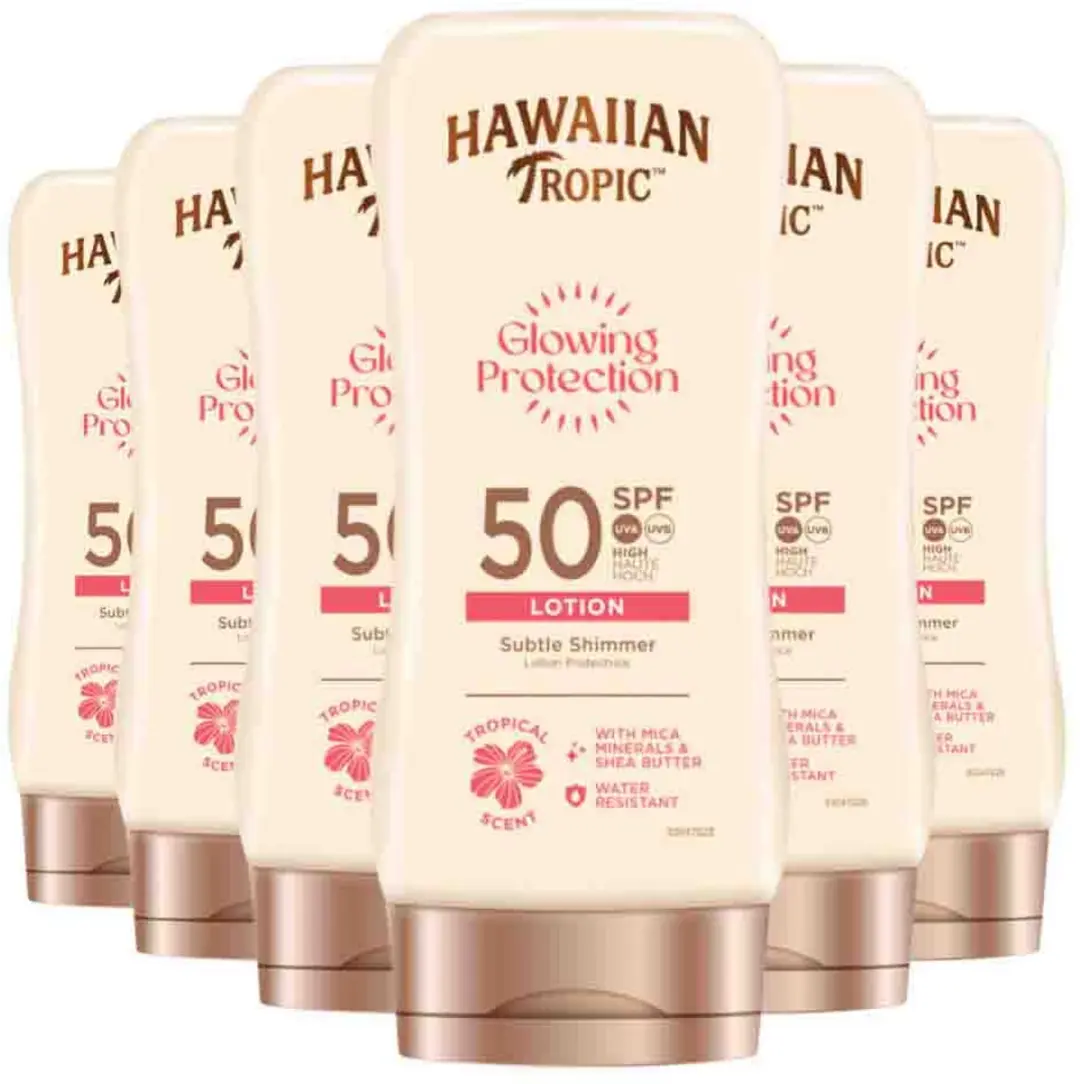 Hawaiian Tropic Glowing Protection Lotion SPF 50 - 6x170ml