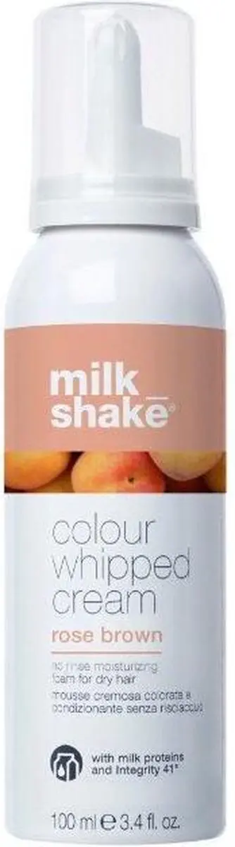 Milk Shake Coloured Whipped Cream Rose Brown 100ml