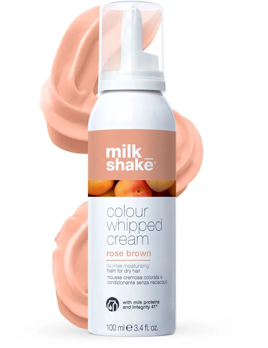 Milk Shake Coloured Whipped Cream Rose Brown 100ml