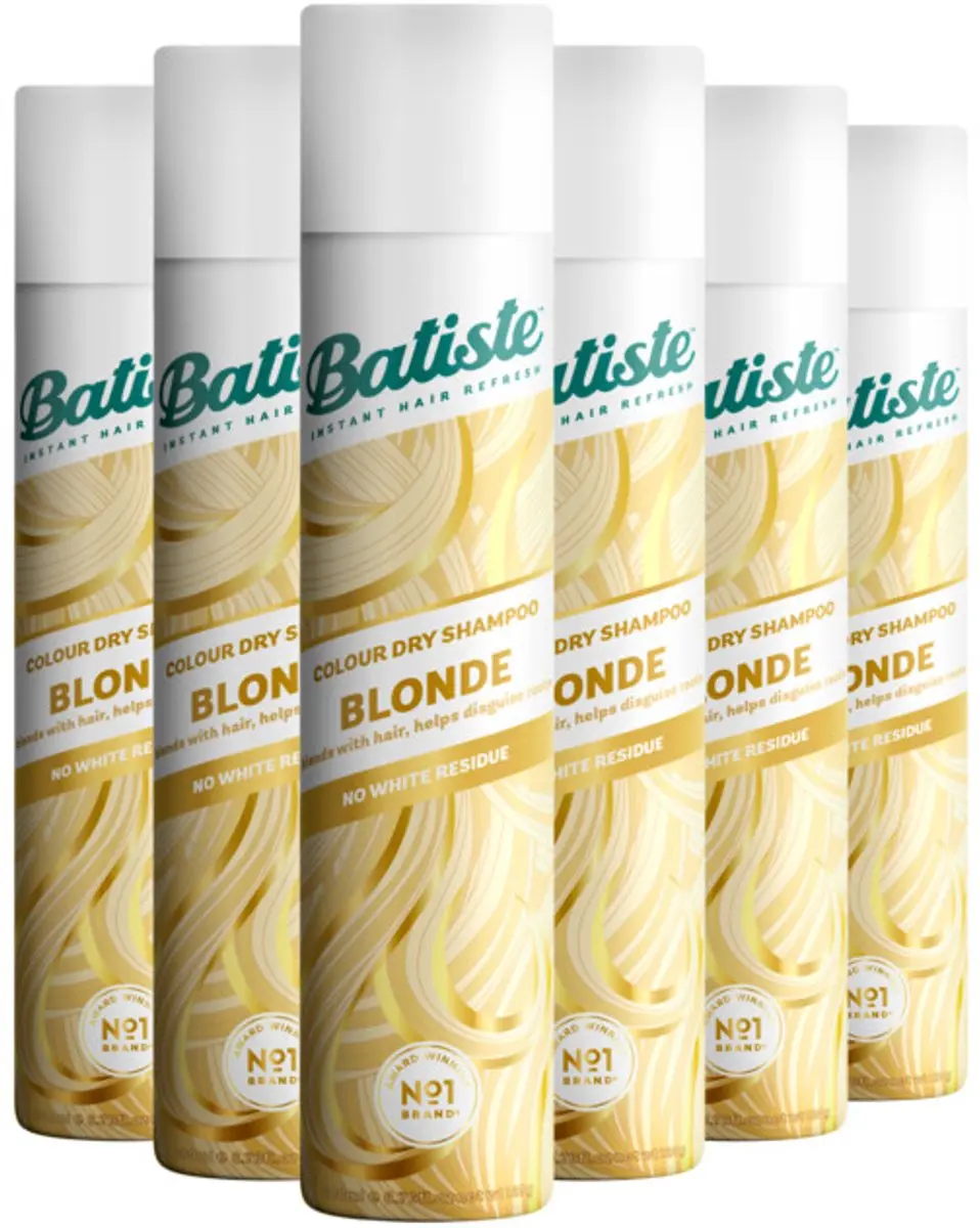 Batiste Droogshampoo Hint of Colour Light Blond - 6x200ml