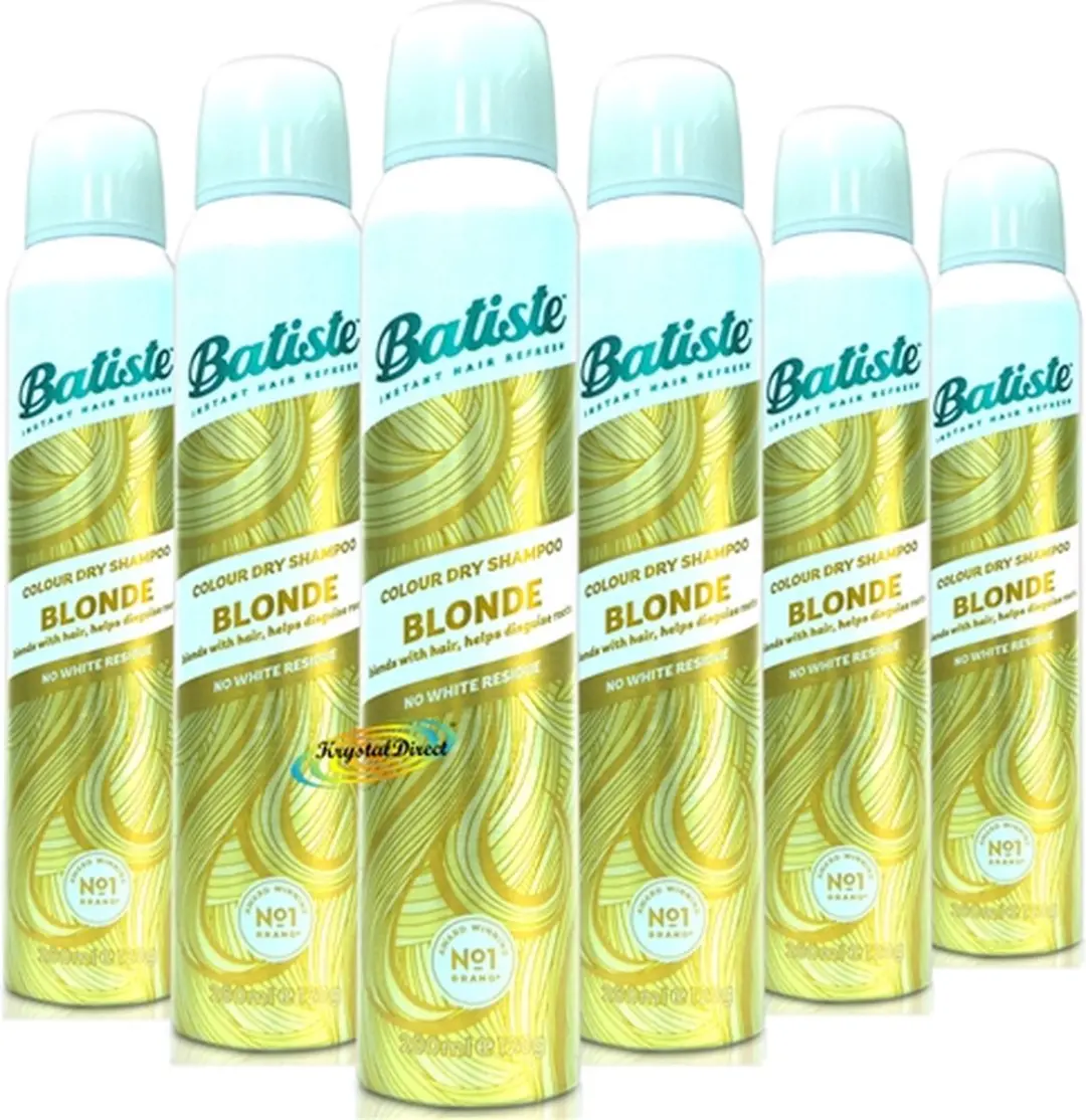 Batiste Droogshampoo Hint of Colour Light Blond - 6x200ml