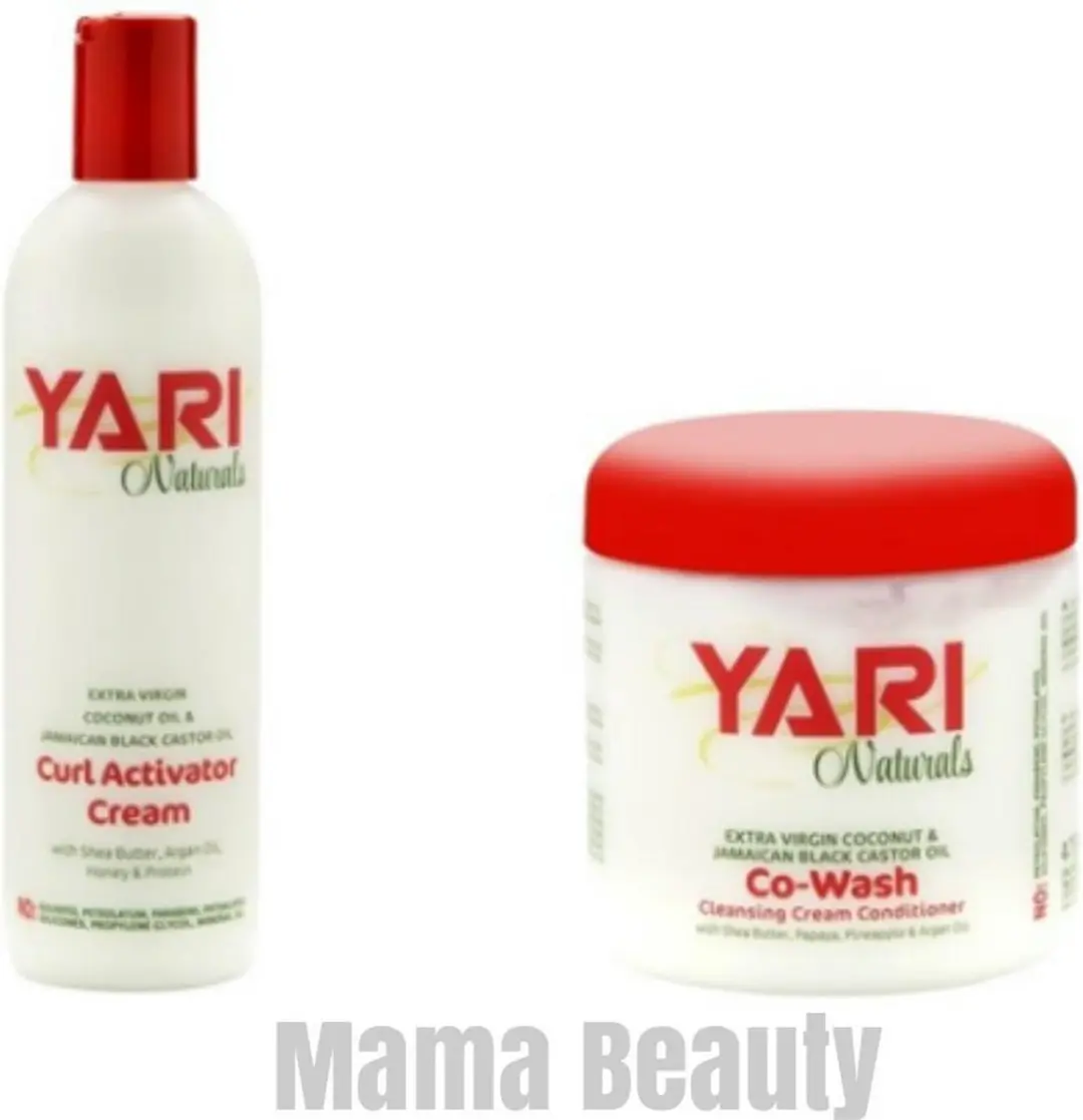 Yari Naturals Co-Wash + Curl Activator Cream Set