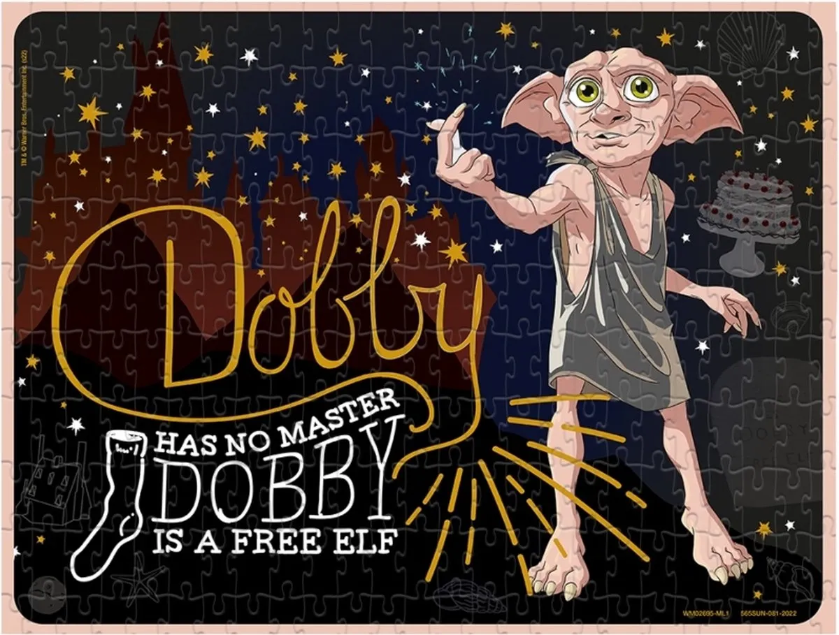 Winning Moves Harry Potter Dobby Puzzle 250 Stuks