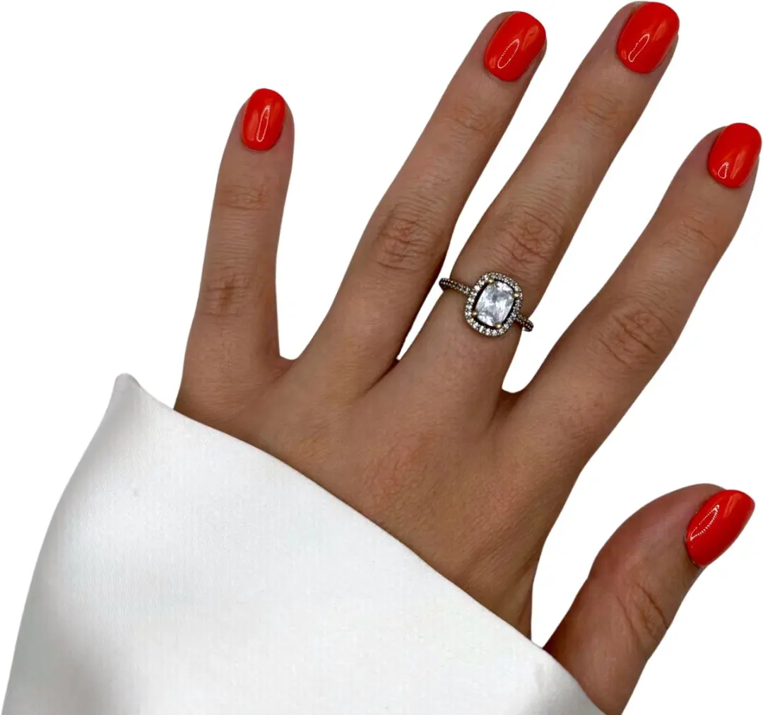 SD Press on Nails B-56 Neon Oranje Plaknagels - 20 Stuks