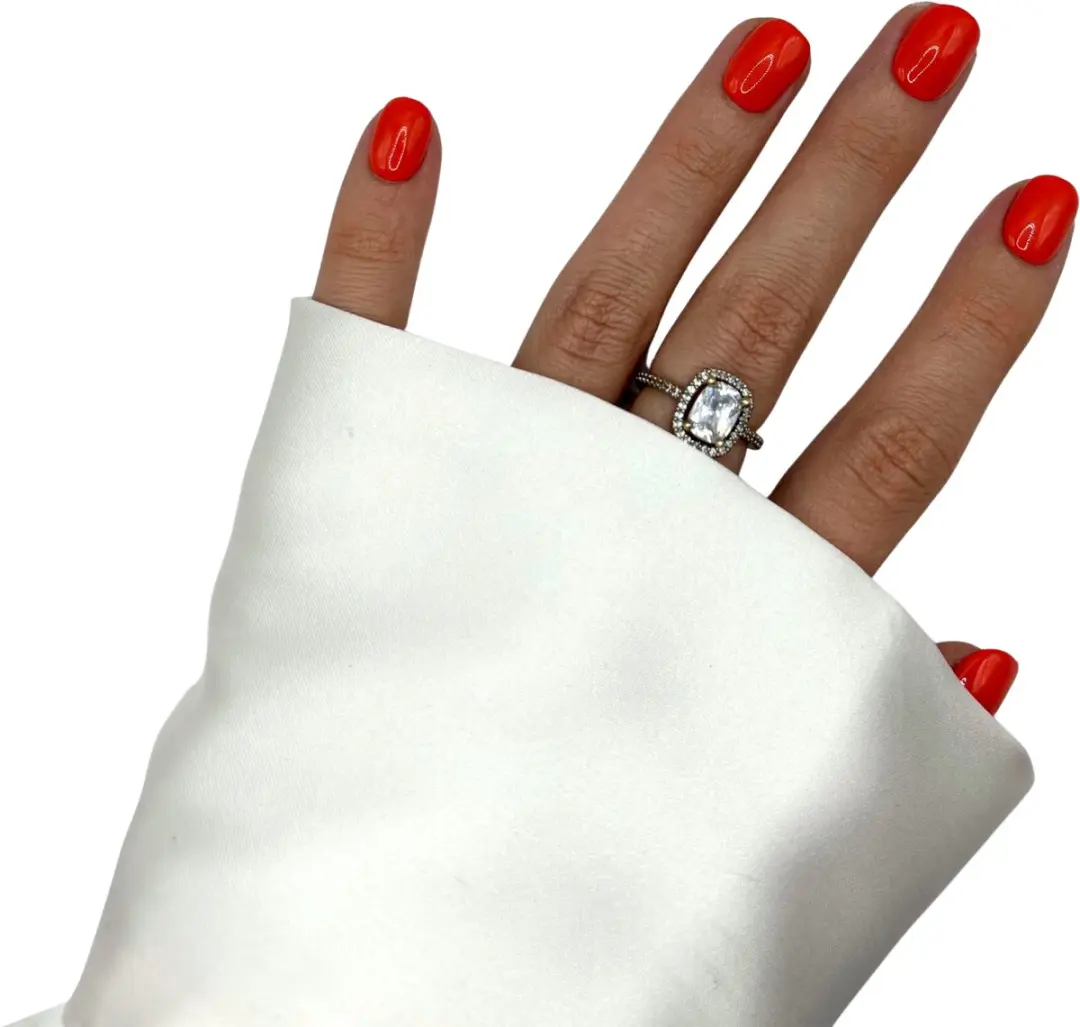 SD Press on Nails B-56 Neon Oranje Plaknagels - 20 Stuks