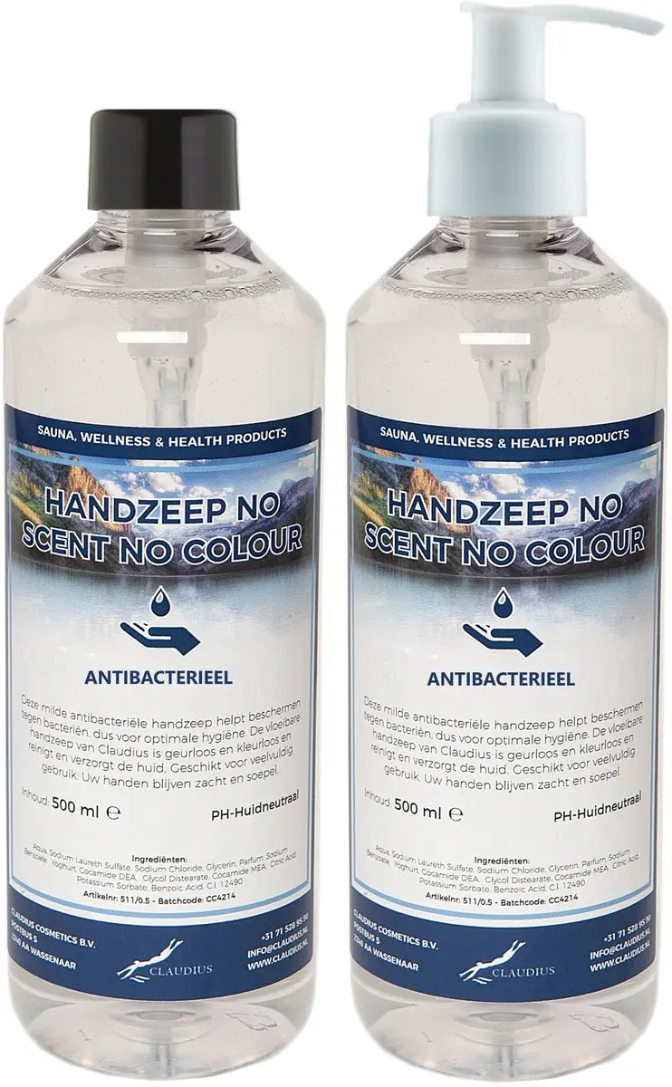 Splashbox Cosmetics Handzeep No Scent No Colour 1L