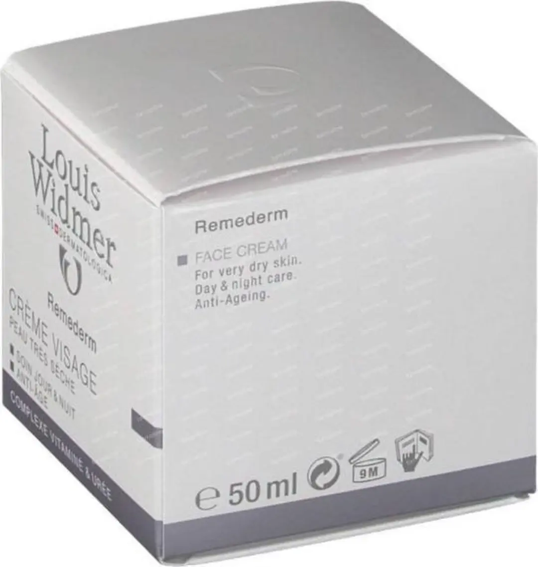 Louis Widmer Remederm Gezichtscr P 50ml