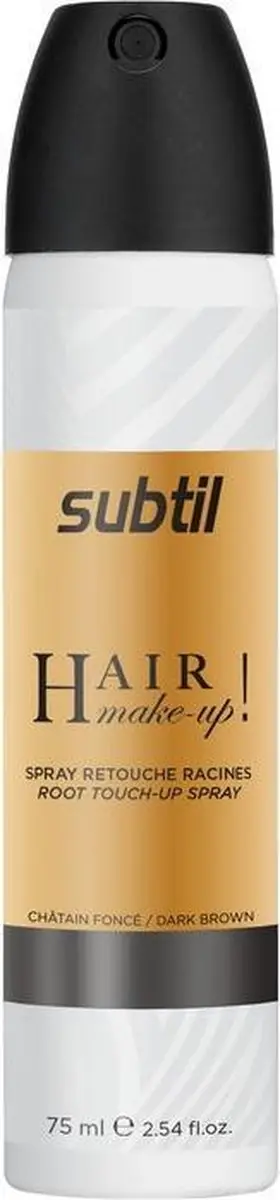 Subtil Hair Make-up Root Touch-up Spray Donkerbruin 75ml