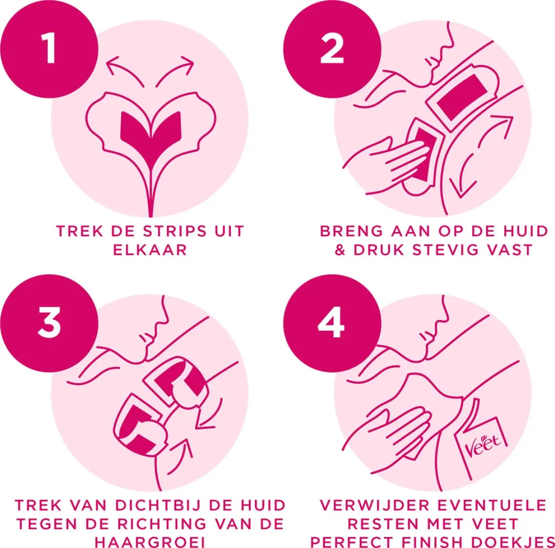 Veet Ontharingsstrips Hypoallergene Minima - 16 Stuks - afbeelding 6 van 6