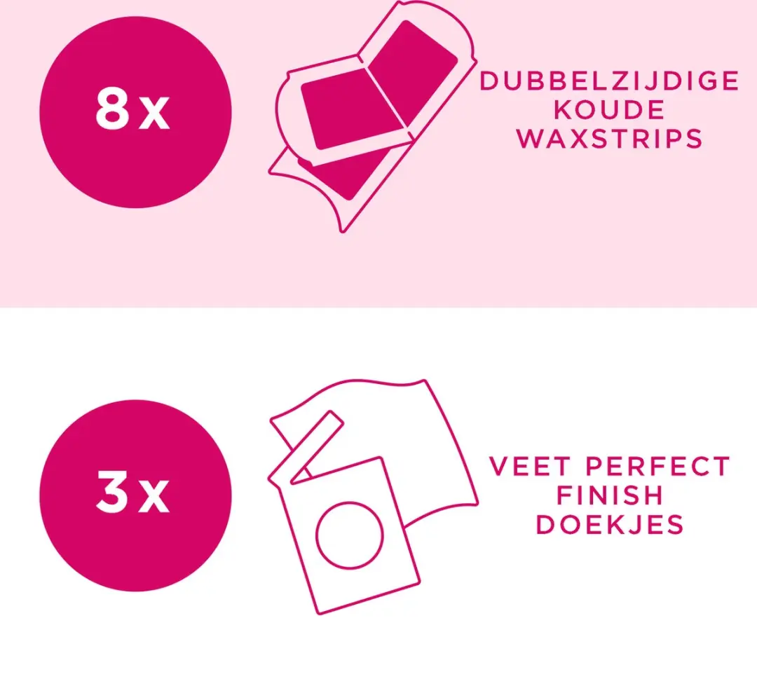 Veet Ontharingsstrips Hypoallergene Minima - 16 Stuks