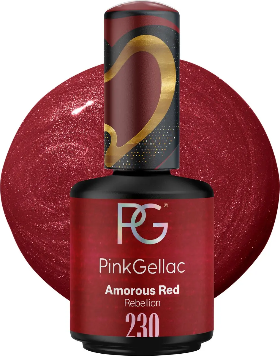 Pink Gellac Amorous Red 230 Gel Nagellak 15ml