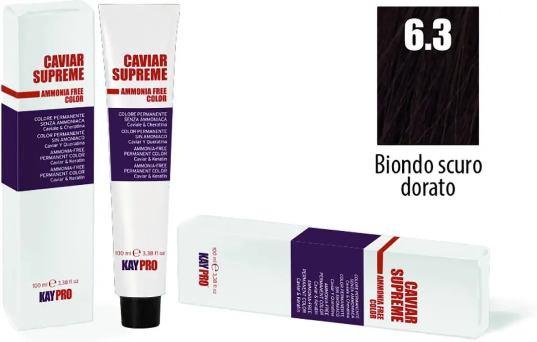 KayPro Caviar Supreme 6.3 Haarkleuring 100ml - Donker Blond
