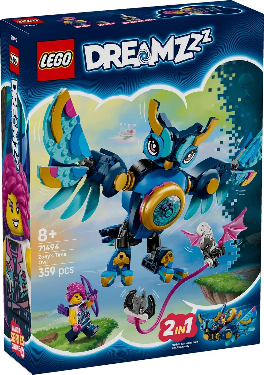 LEGO DREAMZzz Zoey's Tijduil 71494 - 359 Stukken - Meerkleurig