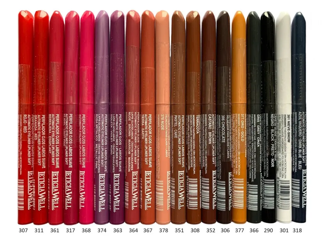 LETICIA WELL Roze Draaibaar Lippotlood & Oogpotlood 33317 - 0.2g