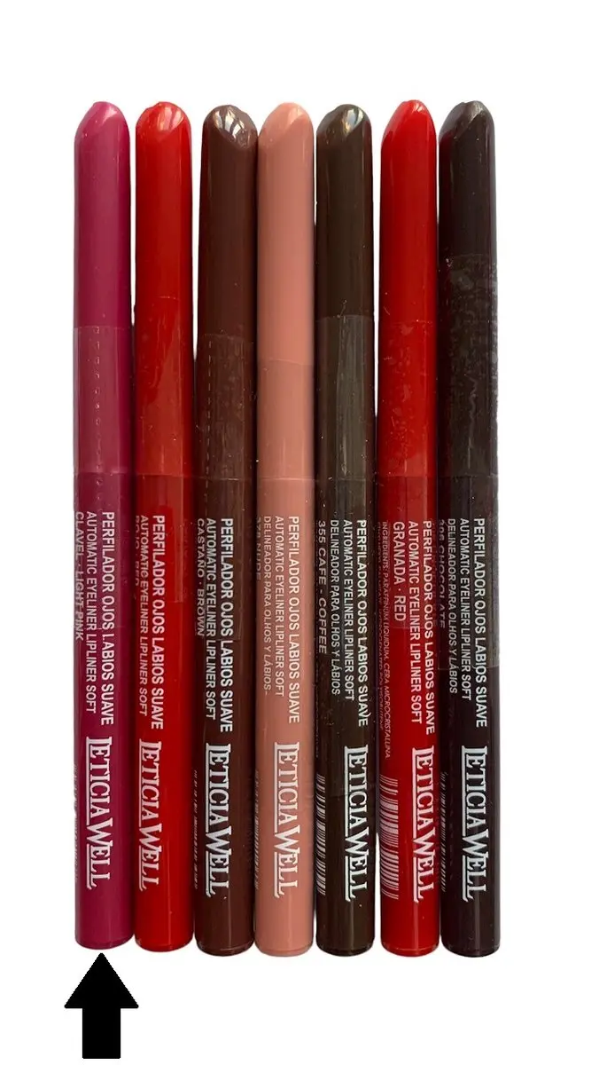LETICIA WELL Roze Draaibaar Lippotlood & Oogpotlood 33317 - 0.2g