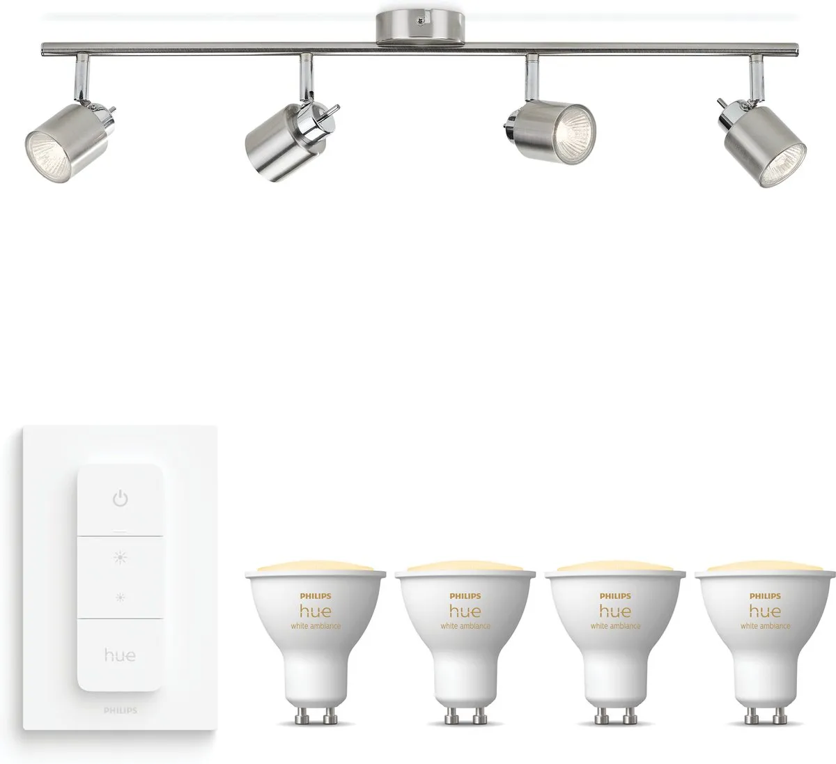 Philips Hue Meranti Opbouwspot Mat Chroom