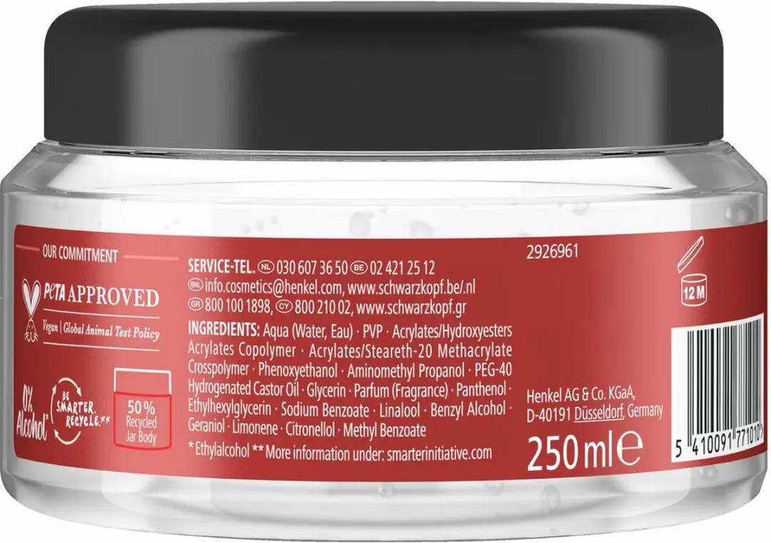 Taft V12 Gel 250ml