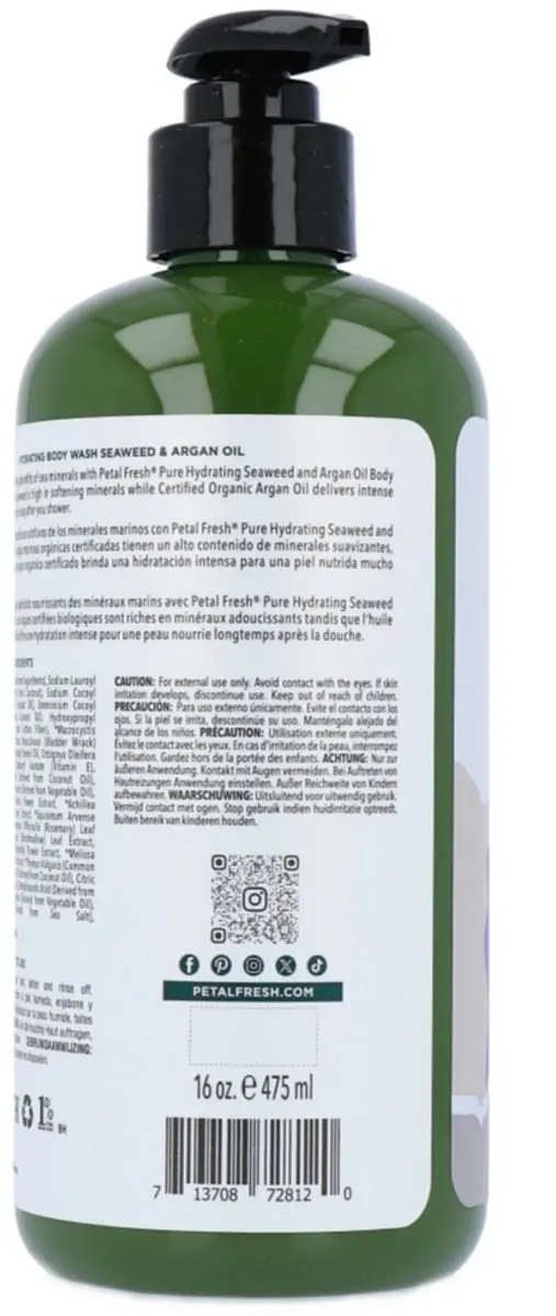 Petal Fresh Bad & Douchegel Zeewier & Arganolie 470ml