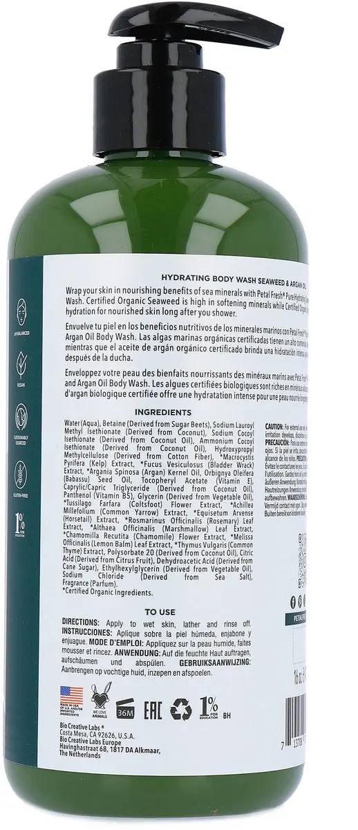 Petal Fresh Bad & Douchegel Zeewier & Arganolie 470ml