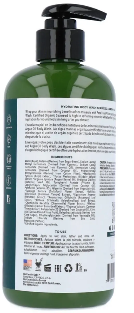 Petal Fresh Bad & Douchegel Zeewier & Arganolie 470ml