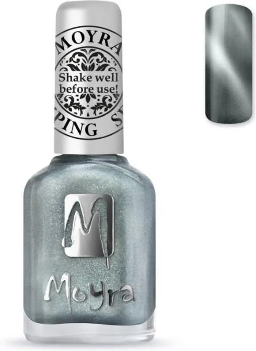 Moyra Stamping Nagellak 12ml CAT EYE SILVER