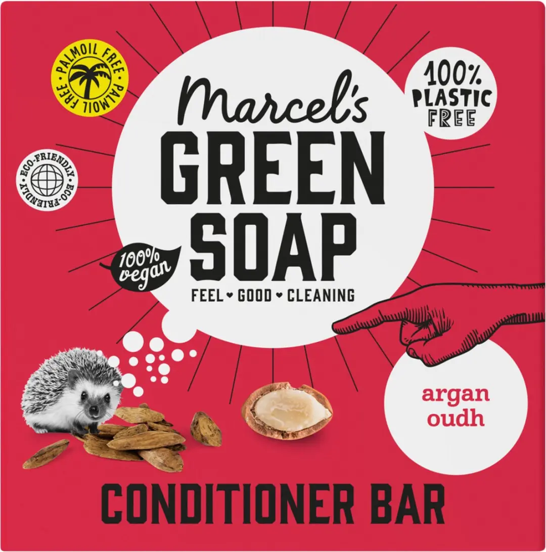 Marcel's Green Soap Conditioner Bar Argan & Oudh 60g