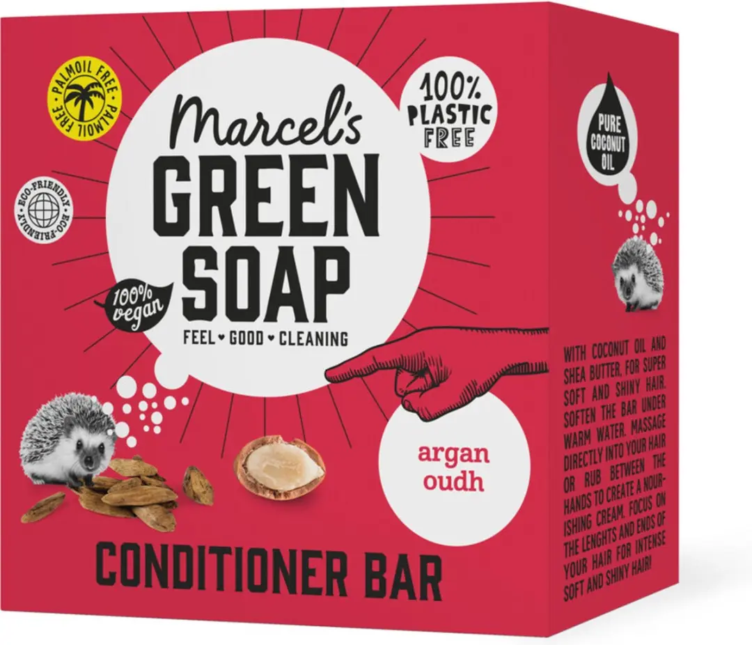 Marcel's Green Soap Conditioner Bar Argan & Oudh 60g