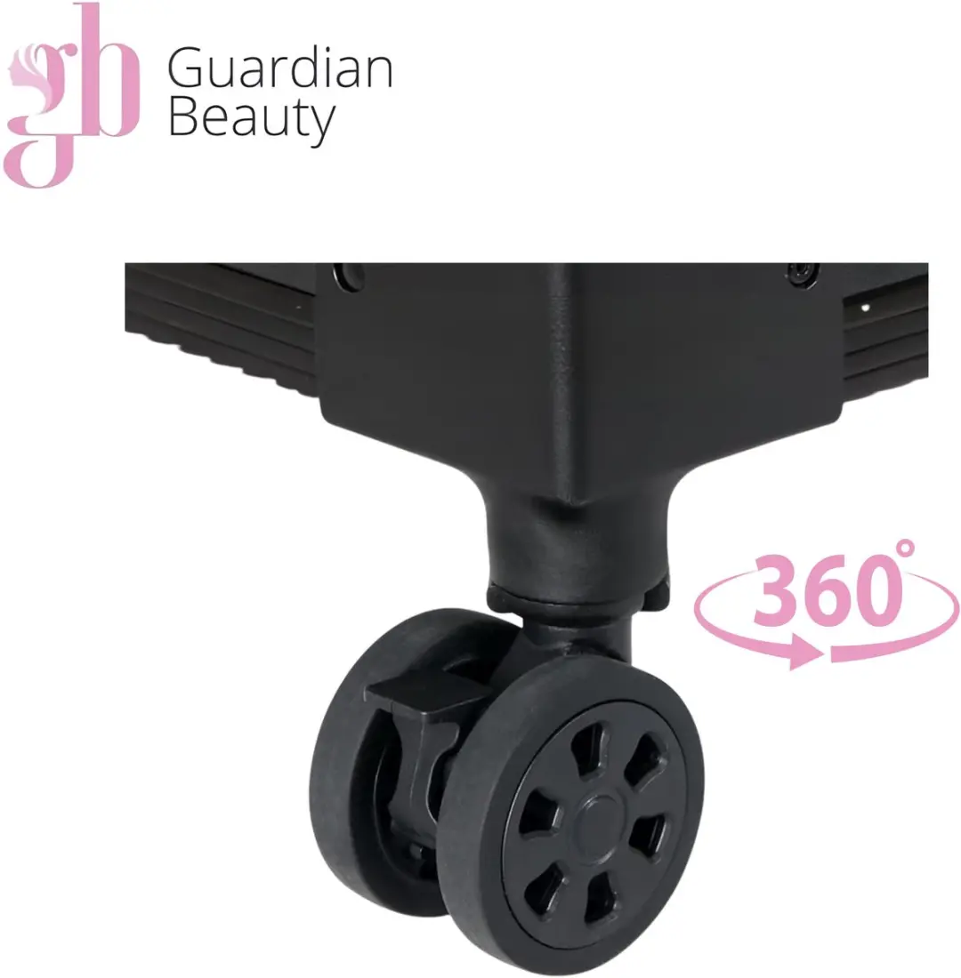 Guardian Beauty Manicuretafel met LED-spiegel - Zwart