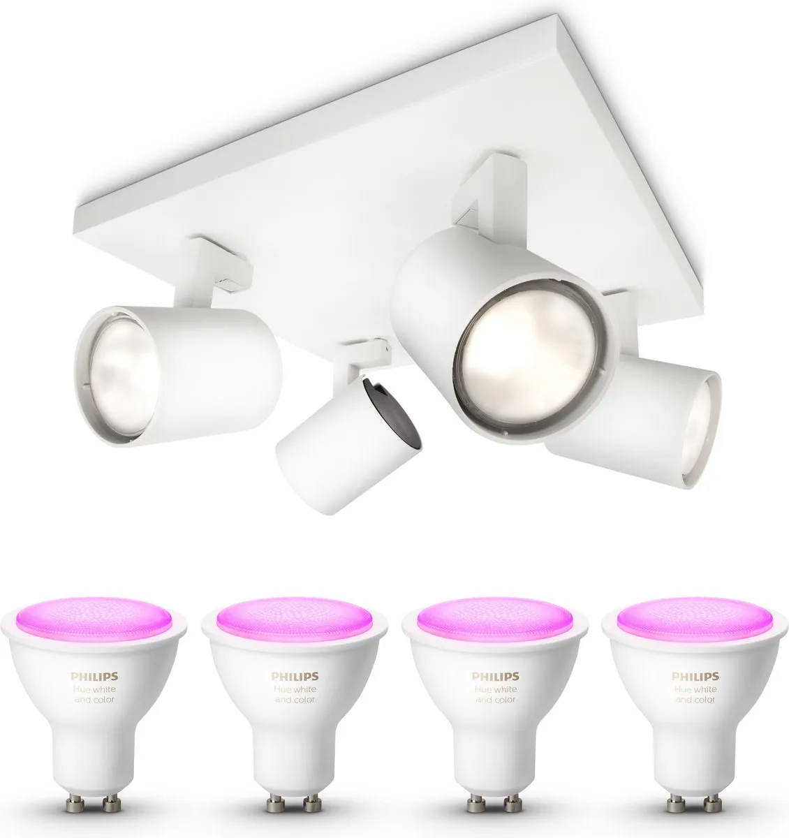 Philips Hue Runner Opbouwspot 4x GU10 RGBW