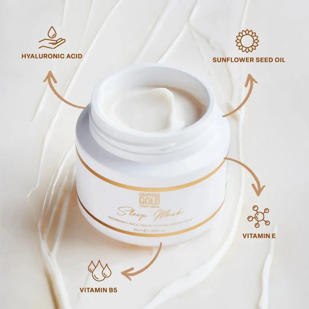 Sosu Dripping Gold Sleep Mask Face Tan 50ml - Medium