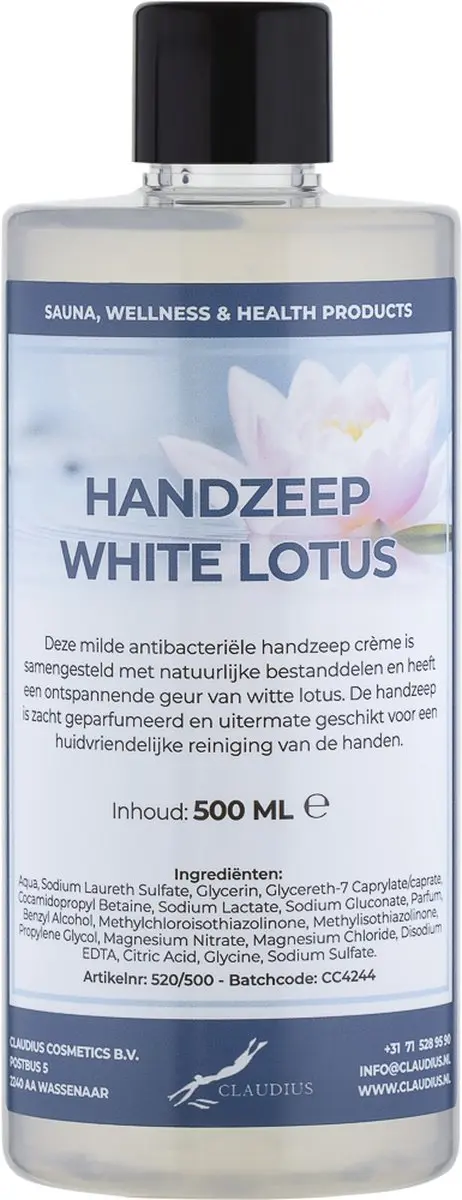 Splashbox Cosmetics Handzeep White Lotus 500ml