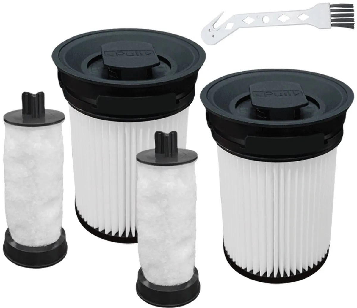 Miele HX-FSF Stofzuigerfilter - 2 Stuks - Wit