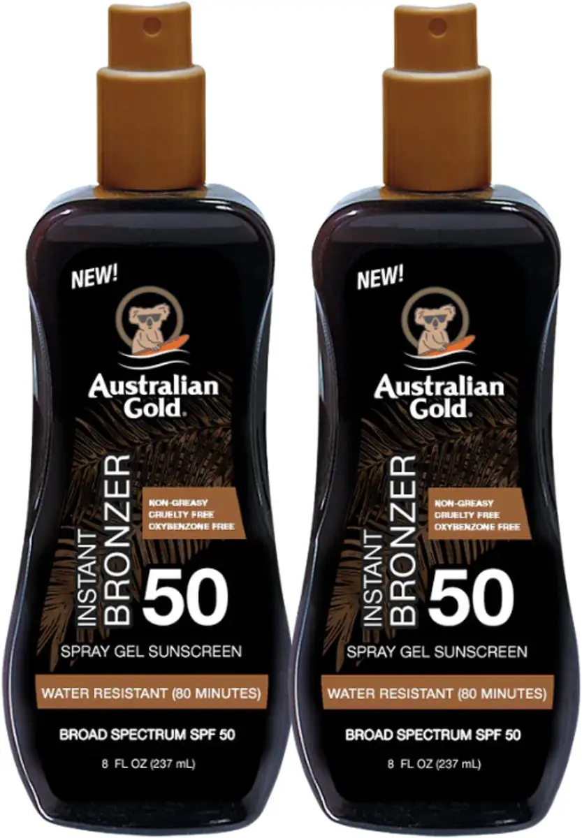 Australian Gold SPF 50 Spraygel met Bronzer 237ml